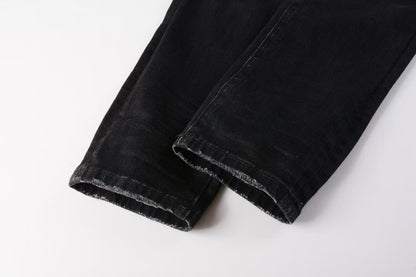 Amiri MA Bar Logo Straight Jean