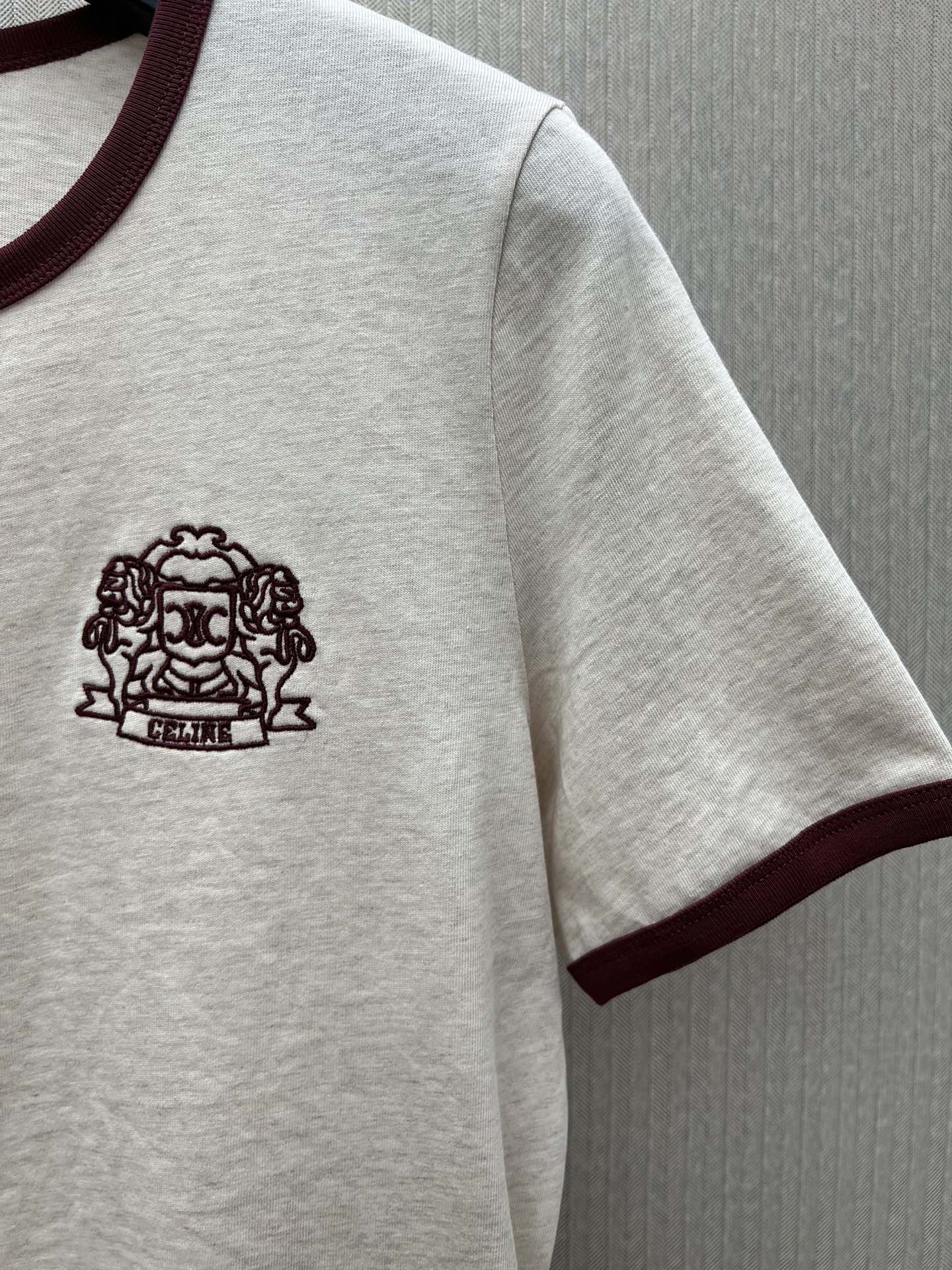 CELINE 70's blason t-shirt IN cotton jersey