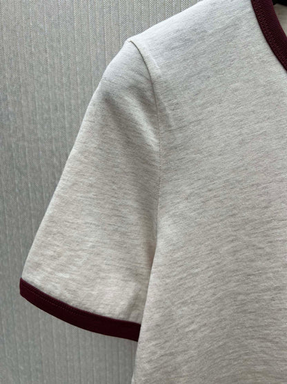 CELINE 70's blason t-shirt IN cotton jersey