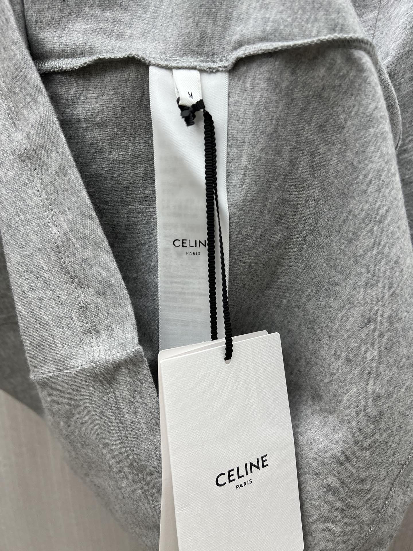 CELINE 70's blason t-shirt IN cotton jersey