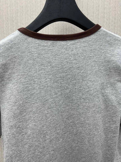 CELINE 70's blason t-shirt IN cotton jersey