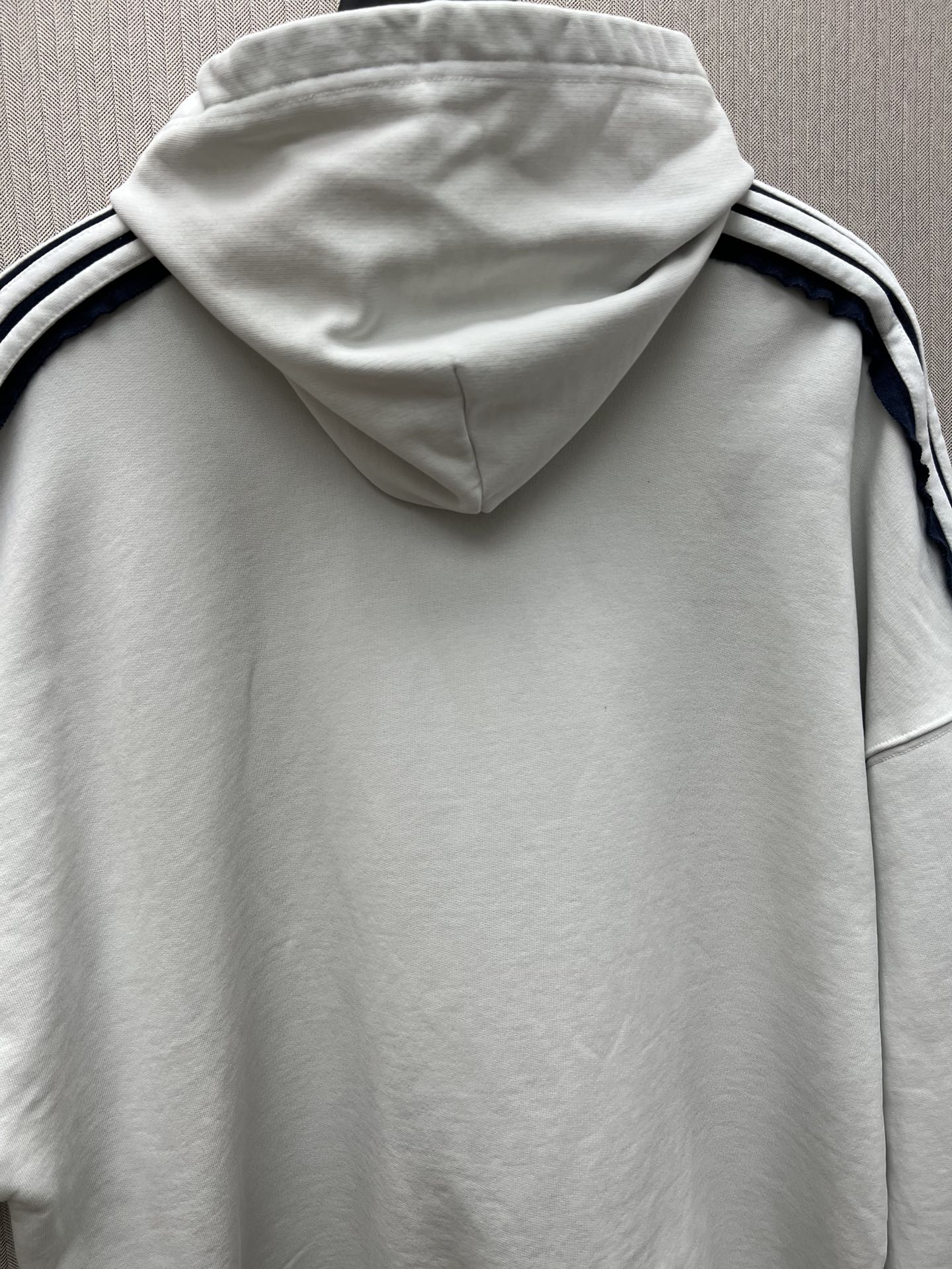 Balenciaga Men's Unity Sports Icon Large Hoodie in Dirty