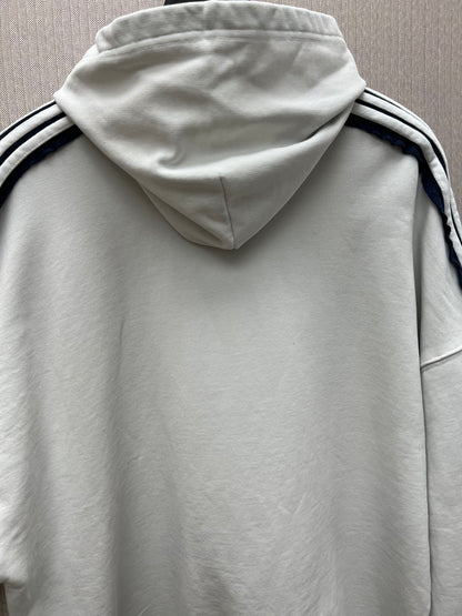 Balenciaga Men's Unity Sports Icon Large Hoodie in Dirty