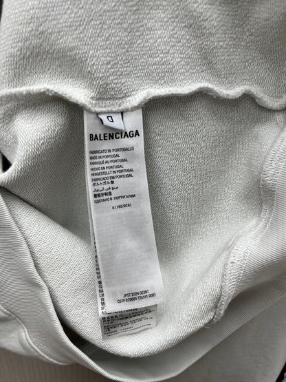 Balenciaga Men's Unity Sports Icon Large Hoodie in Dirty