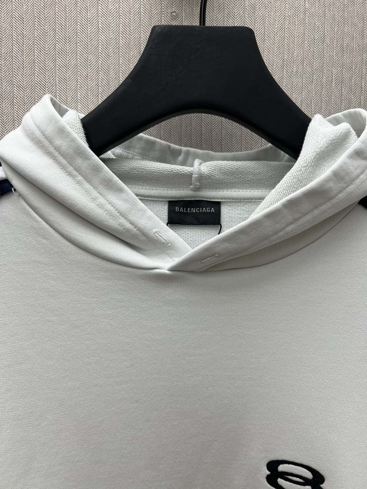 Balenciaga Men's Unity Sports Icon Large Hoodie in Dirty