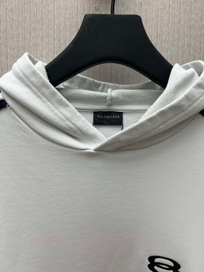 Balenciaga Men's Unity Sports Icon Large Hoodie in Dirty