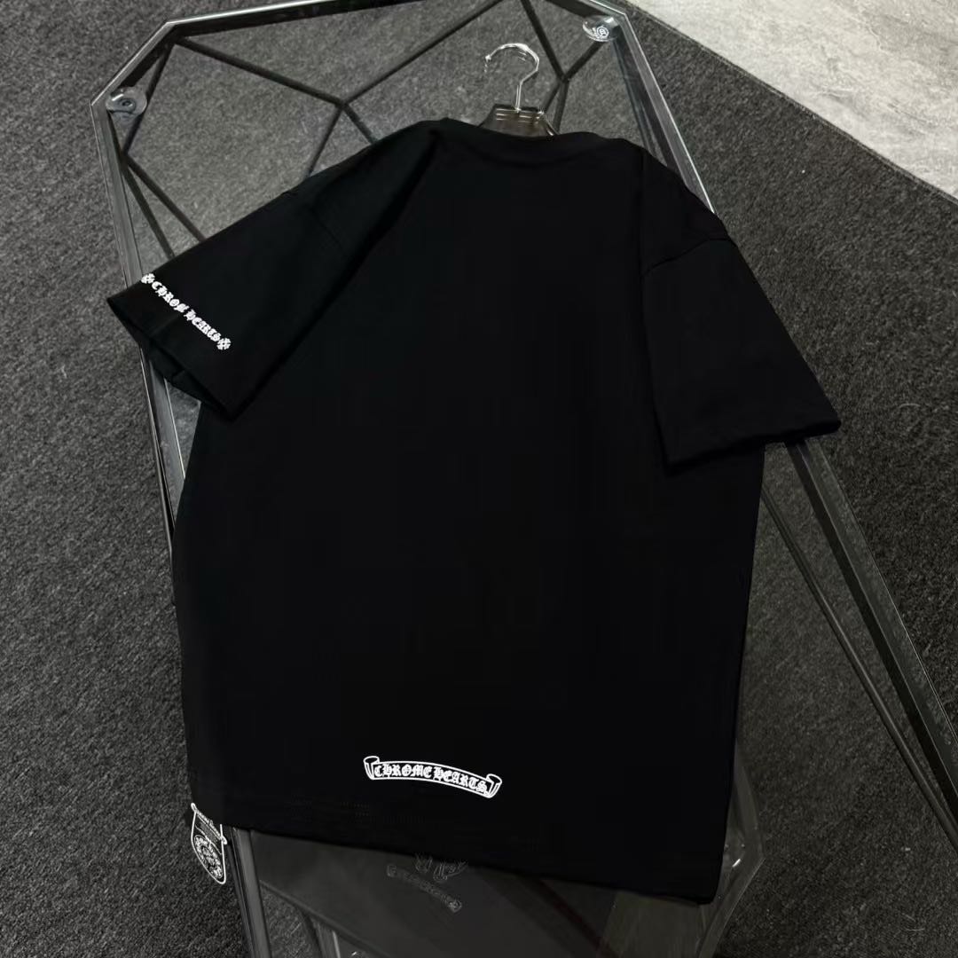 CHROME HEARTS NECK LOGO S/S TEE