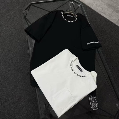 CHROME HEARTS NECK LOGO S/S TEE
