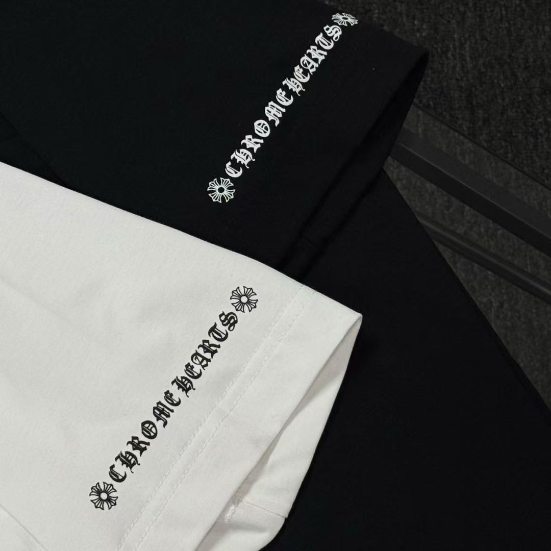 CHROME HEARTS NECK LOGO S/S TEE