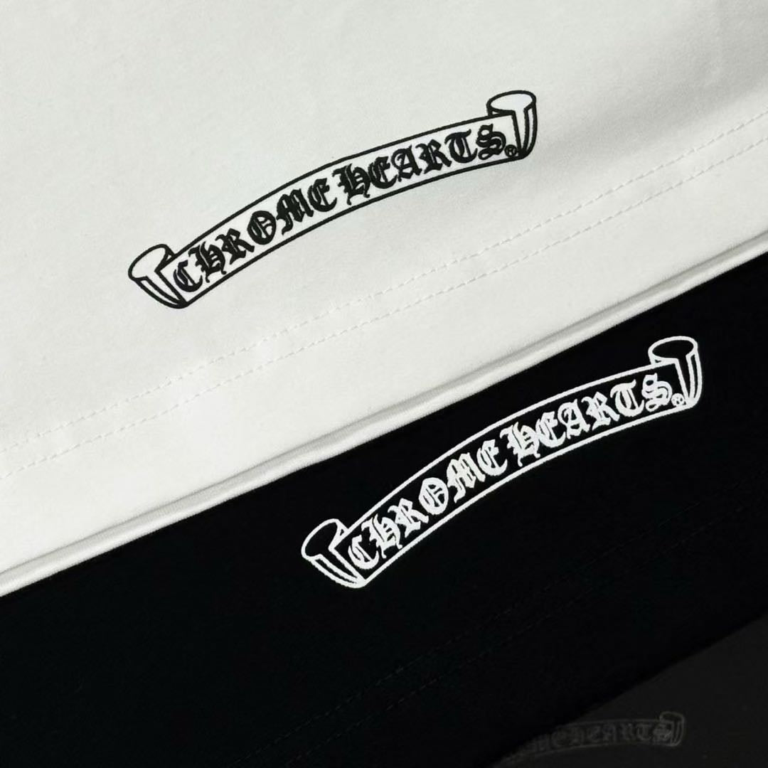 CHROME HEARTS NECK LOGO S/S TEE