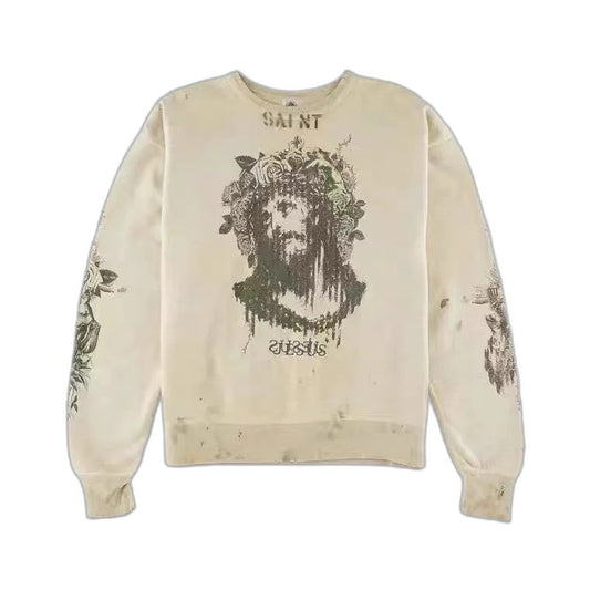 SAINT MICHAEL SWEAT SHIRT / KAWAMURA / GRAY