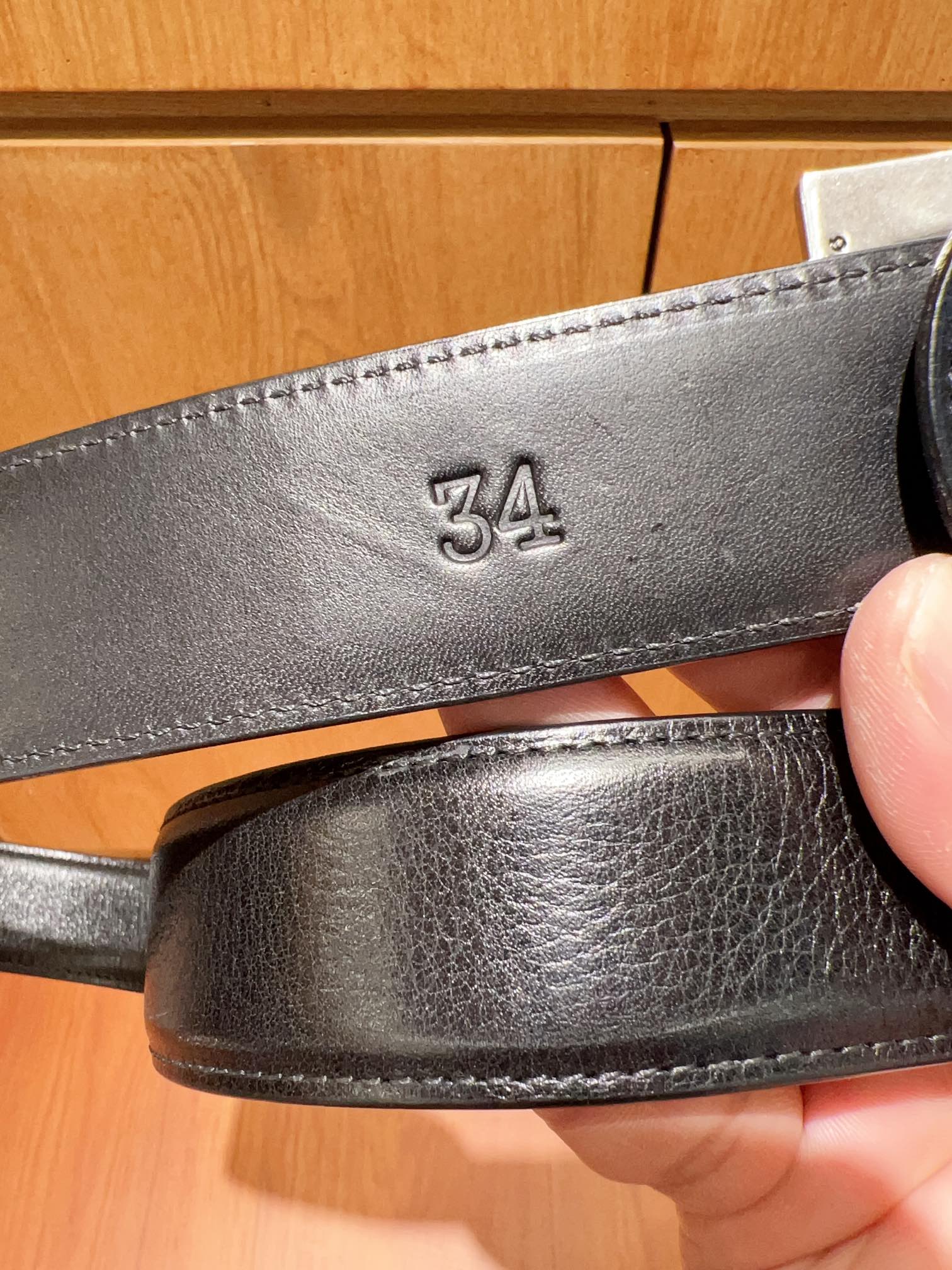 CHROME HEARTS Pyramid Plus Buckle Belt -3.8cm