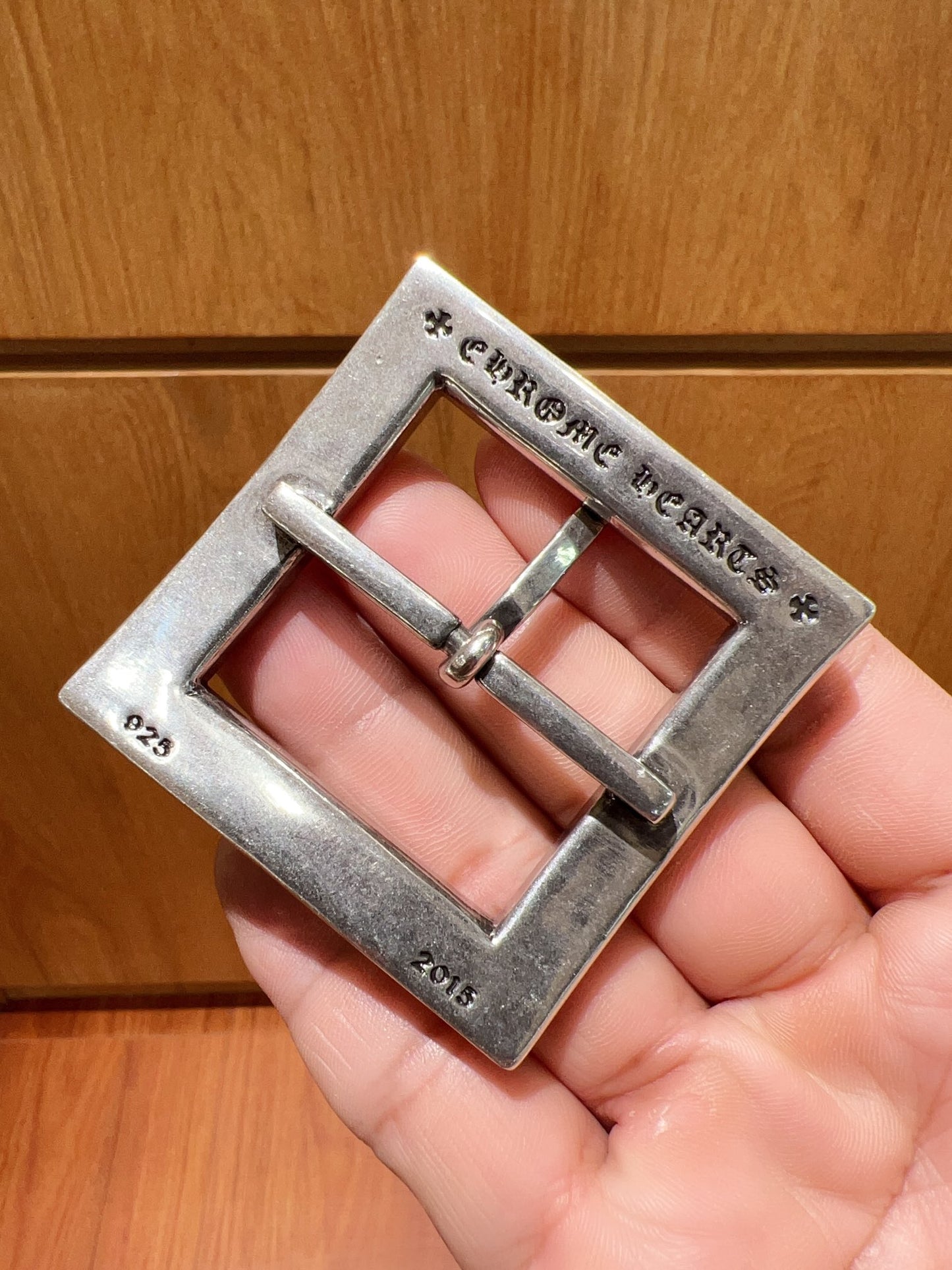 CHROME HEARTS Pyramid Plus Buckle Belt -3.8cm