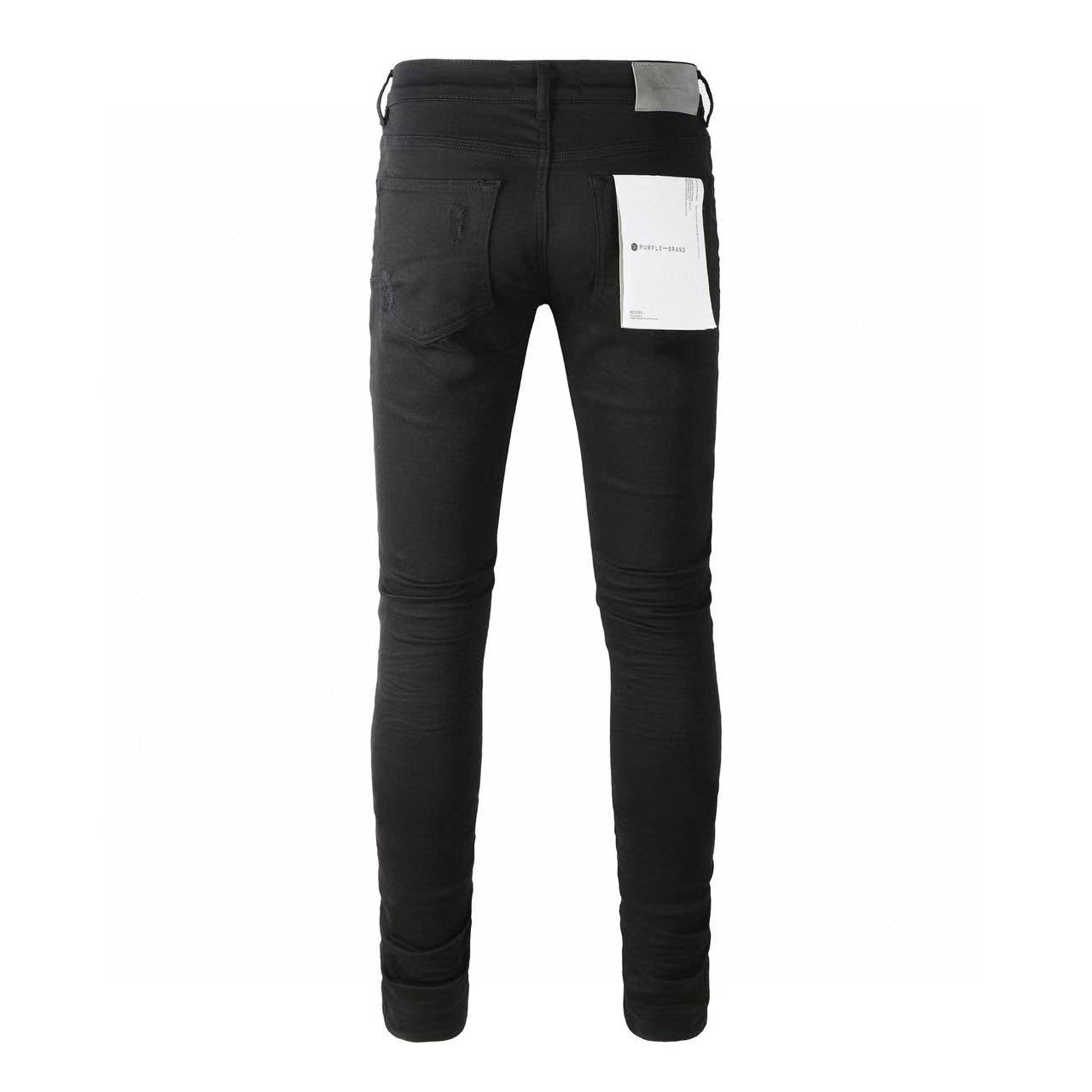 Purple Brand Black Oil Spill Jean Black