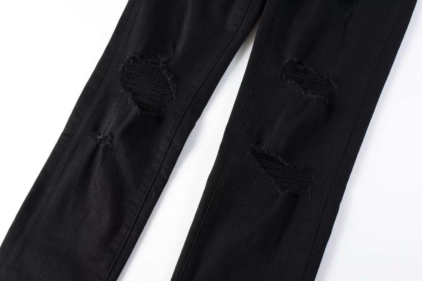 Purple Brand Black Oil Spill Jean Black