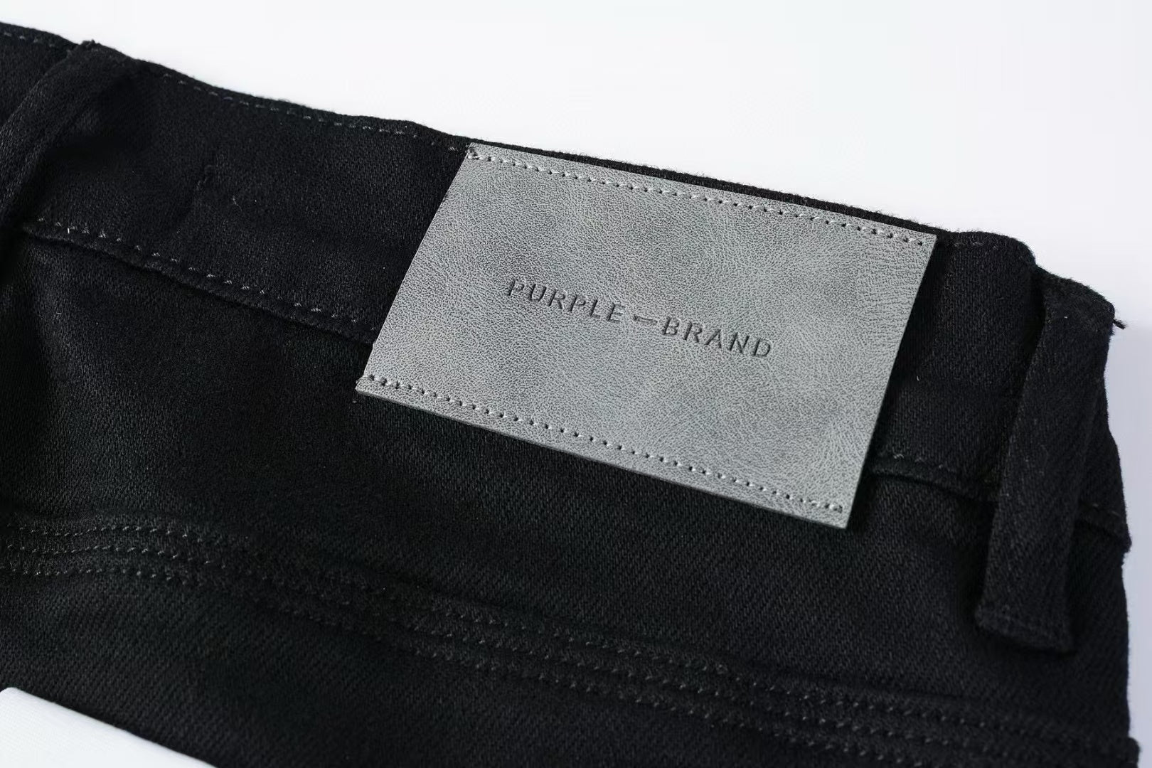 Purple Brand Black Oil Spill Jean Black