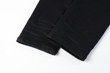 Purple Brand Black Oil Spill Jean Black