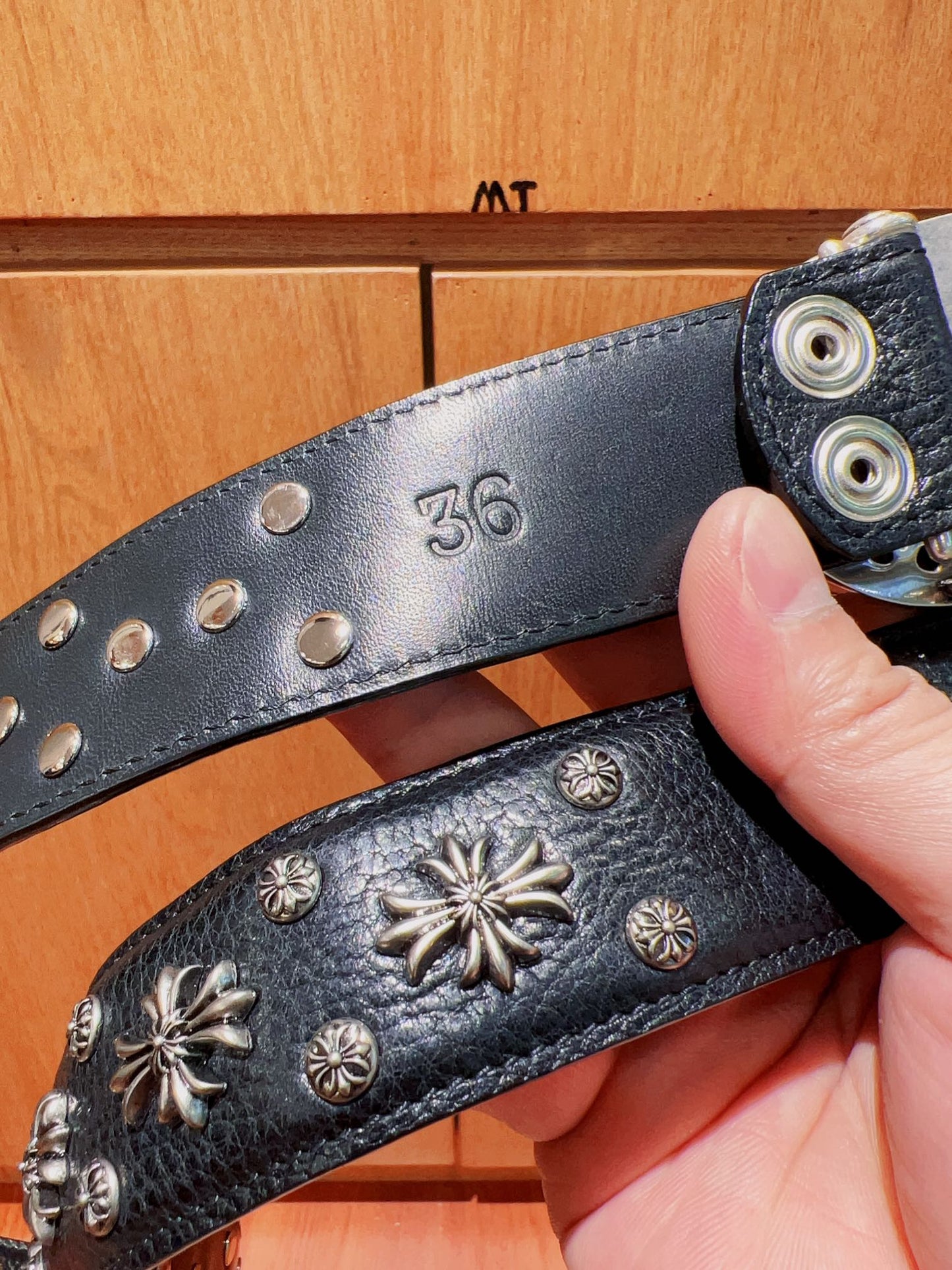 Chrome Hearts Cross Logo Belt