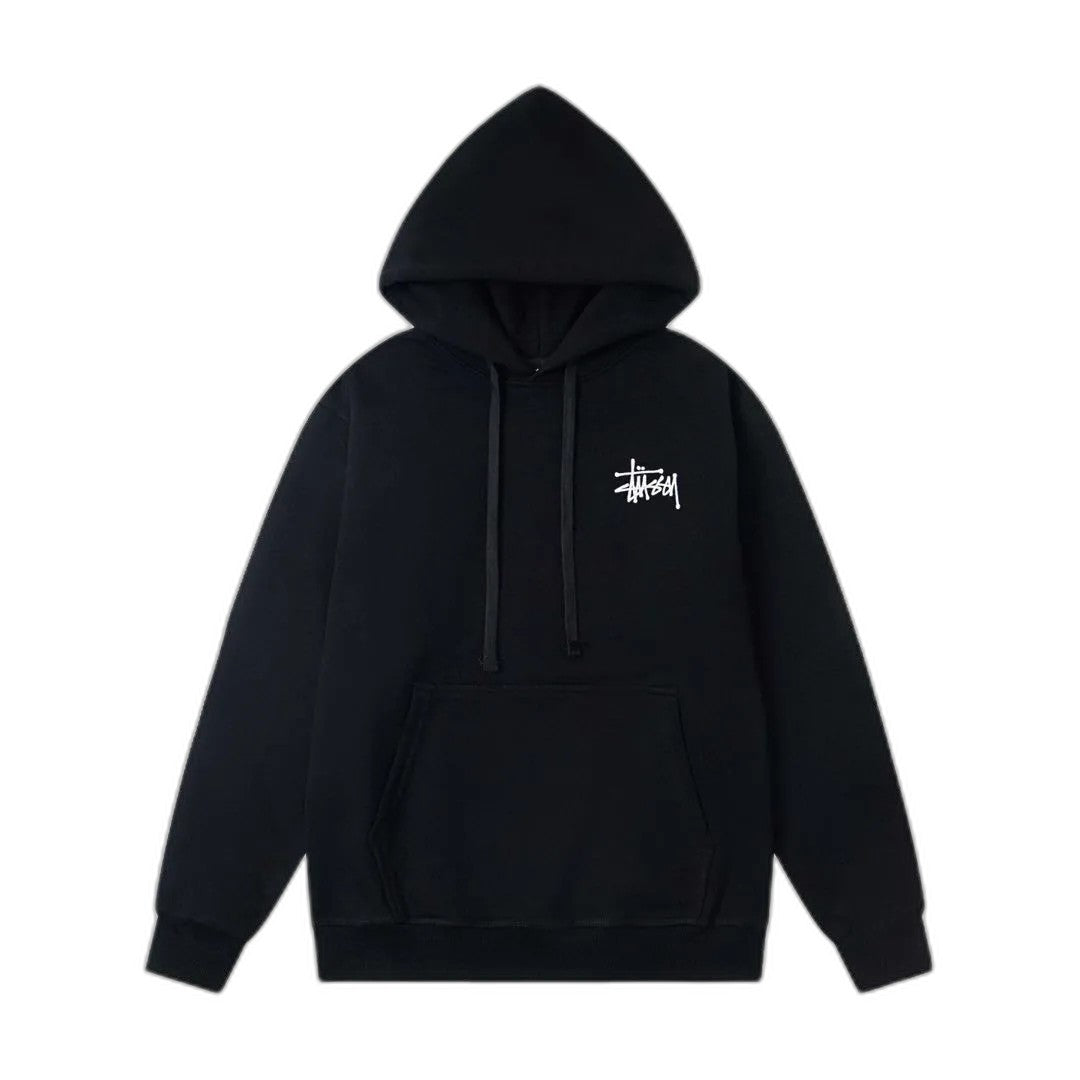 Stussy BASIC STUSSY HOOD "Black" (2022)