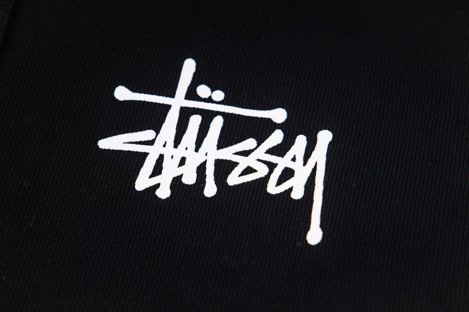 Stussy BASIC STUSSY HOOD "Black" (2022)