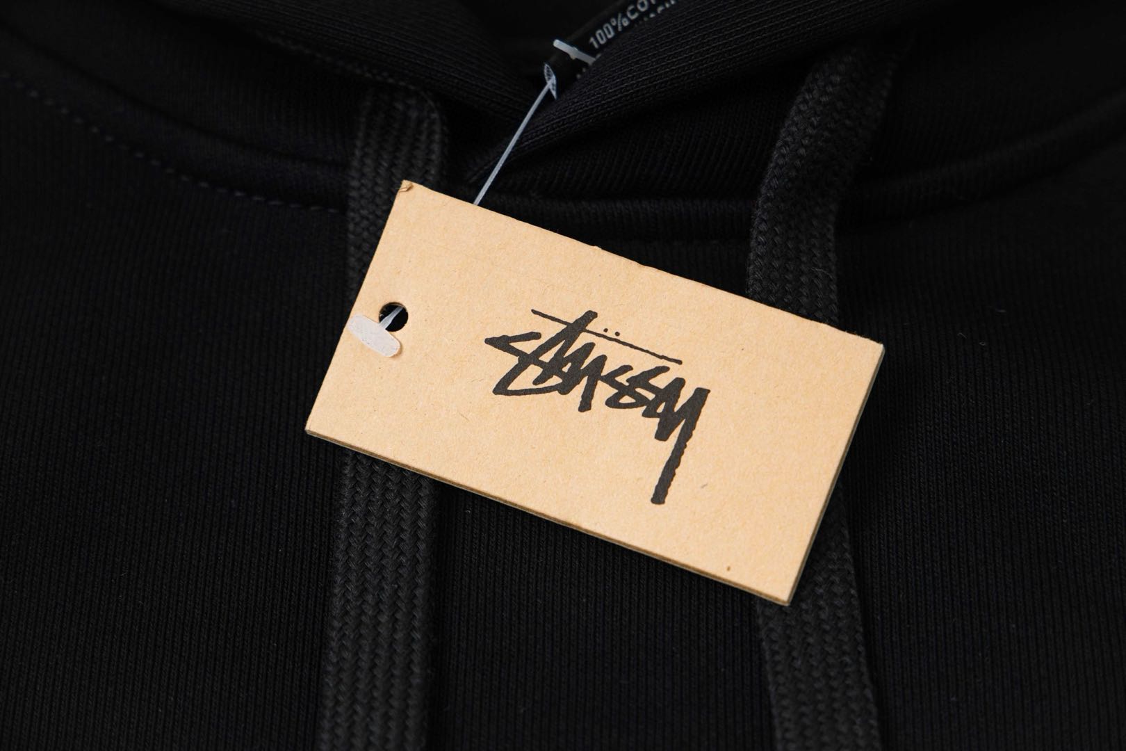 Stussy BASIC STUSSY HOOD "Black" (2022)