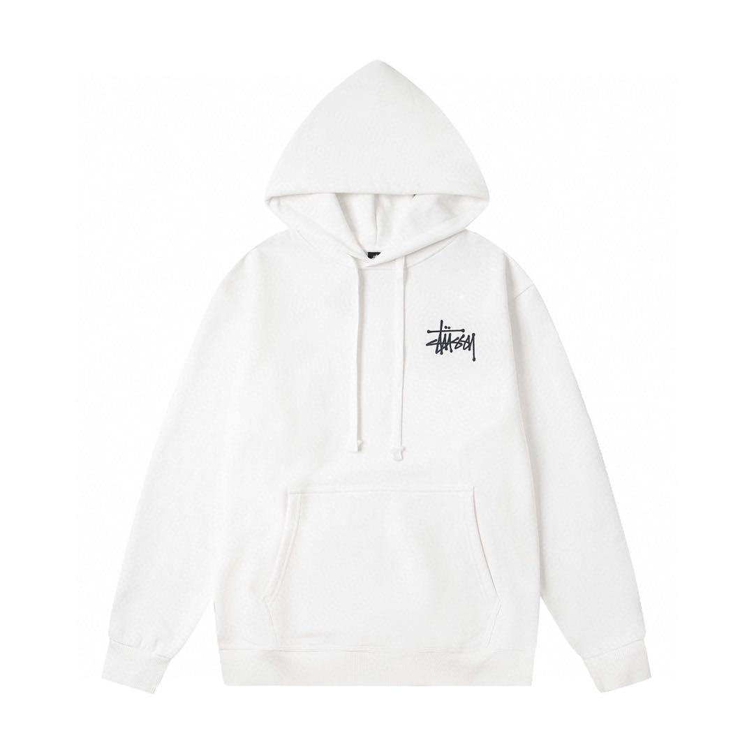 Stussy BASIC STUSSY HOOD "Black" (2022)