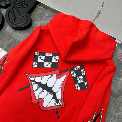 Chrome Hearts x Matty Boy Flames Hoodie 'Red'