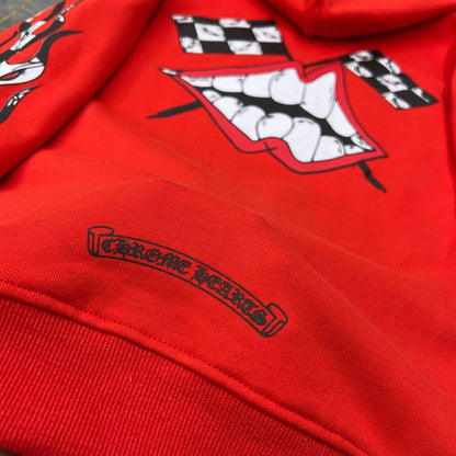 Chrome Hearts x Matty Boy Flames Hoodie 'Red'