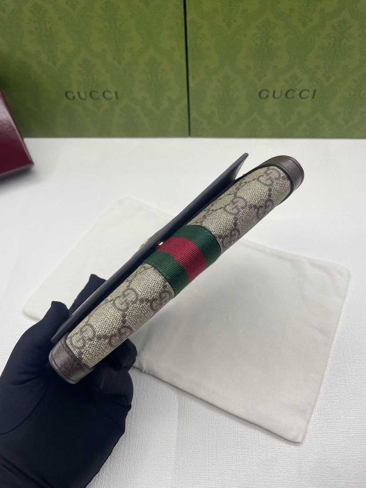 GUCCI Ophidia GG Continental Wallet