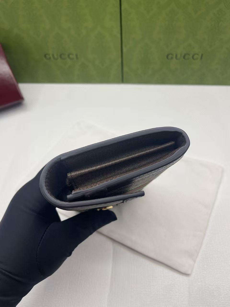 GUCCI Ophidia GG Continental Wallet