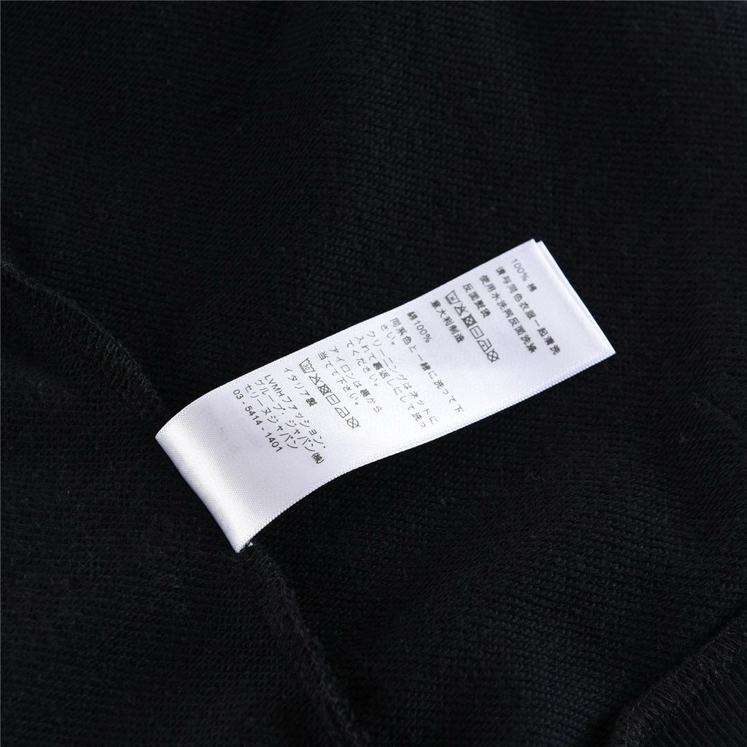 CELINE Logo Print Cotton Hoodie Sweatshirt "Black"