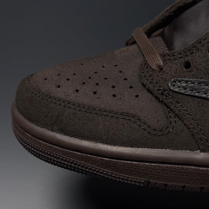 【LJR】Travis Scott × Nike Air Jordan 1 Low OG SP "Velvet Brown" 【LJR】