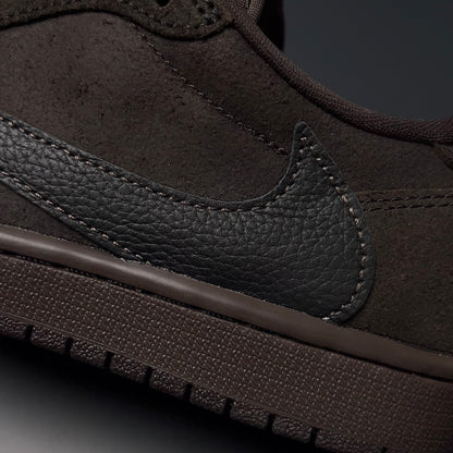 【LJR】Travis Scott × Nike Air Jordan 1 Low OG SP "Velvet Brown" 【LJR】
