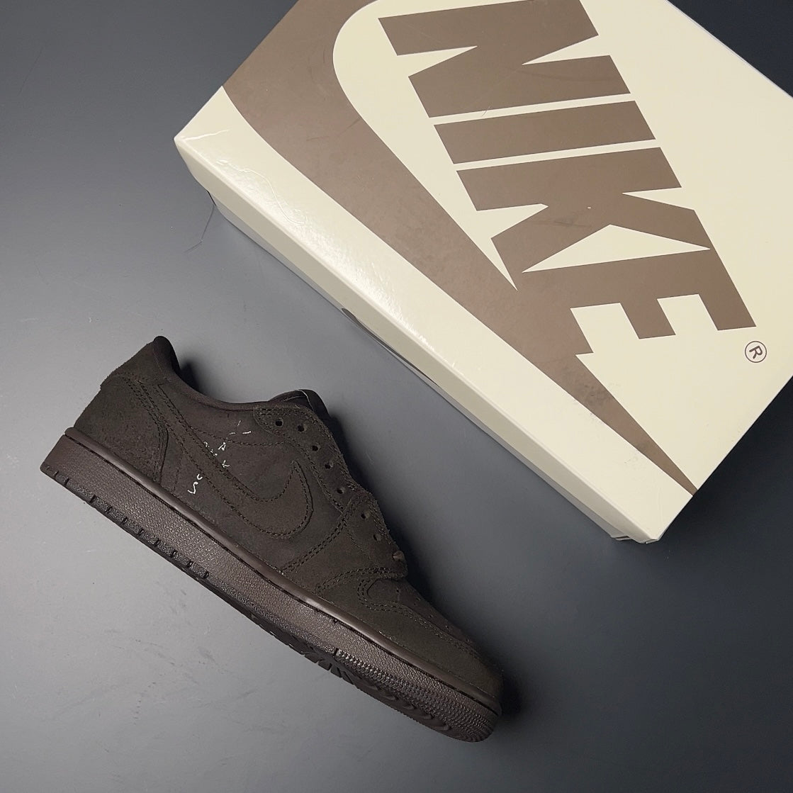 【LJR】Travis Scott × Nike Air Jordan 1 Low OG SP "Velvet Brown" 【LJR】