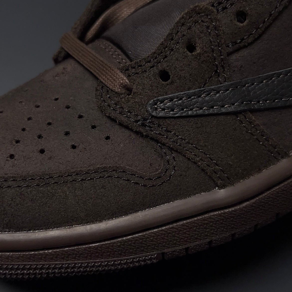 【LJR】Travis Scott × Nike Air Jordan 1 Low OG SP "Velvet Brown" 【LJR】