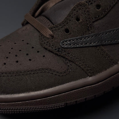 【LJR】Travis Scott × Nike Air Jordan 1 Low OG SP "Velvet Brown" 【LJR】