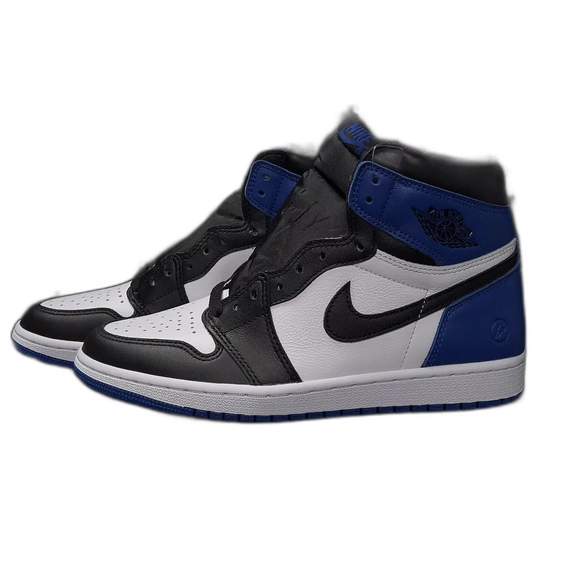 【LJR】fragment design × Nike Air Jordan 1 RETRO High "Black/Sport Royal-White"LJR