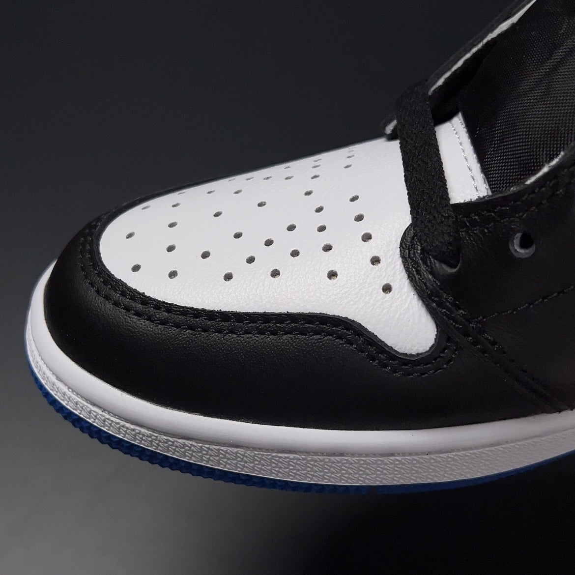 【LJR】fragment design × Nike Air Jordan 1 RETRO High "Black/Sport Royal-White"LJR