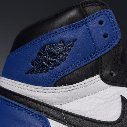 【LJR】fragment design × Nike Air Jordan 1 RETRO High "Black/Sport Royal-White"LJR