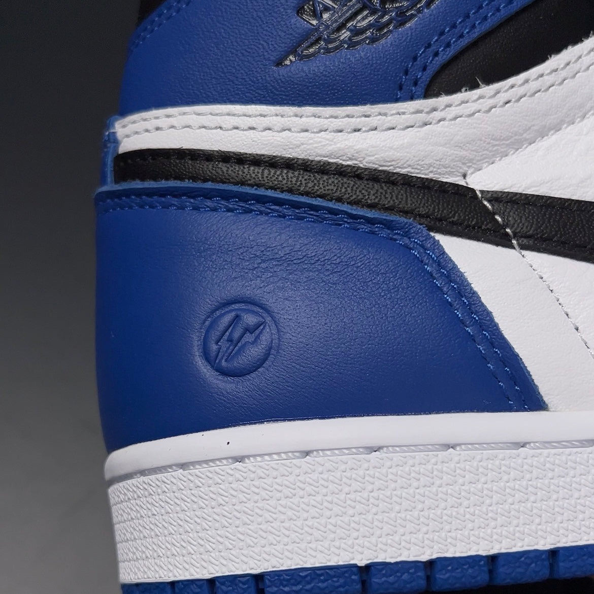 【LJR】fragment design × Nike Air Jordan 1 RETRO High "Black/Sport Royal-White"LJR