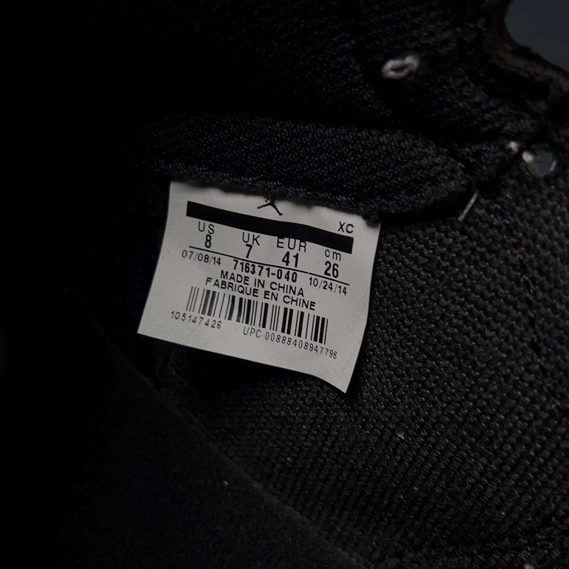 【LJR】fragment design × Nike Air Jordan 1 RETRO High "Black/Sport Royal-White"LJR