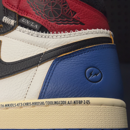 【LJR】fragment design × UNION × Nike Air Jordan 1 High OG "Varsity Red/Sport Royal"