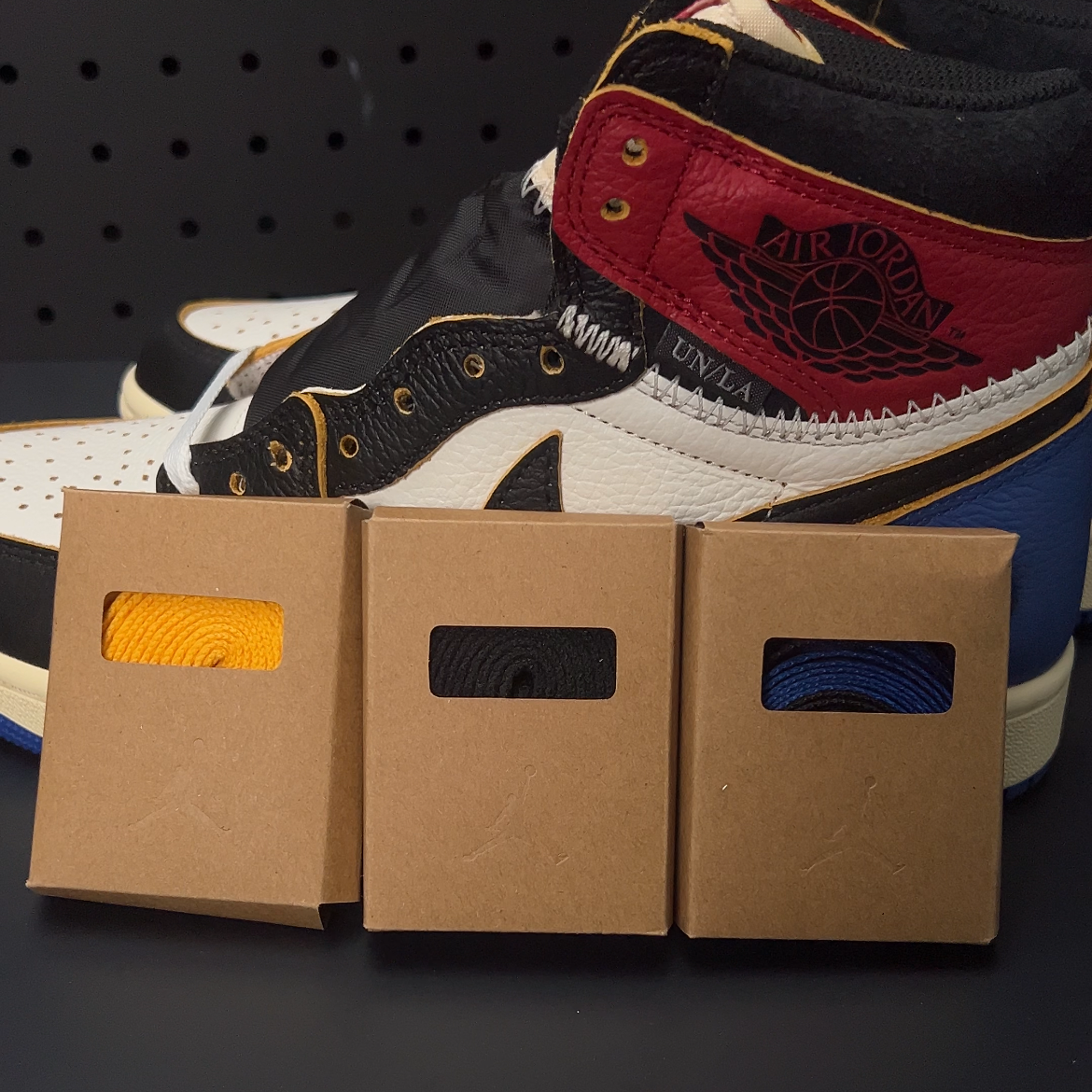 【LJR】fragment design × UNION × Nike Air Jordan 1 High OG "Varsity Red/Sport Royal"