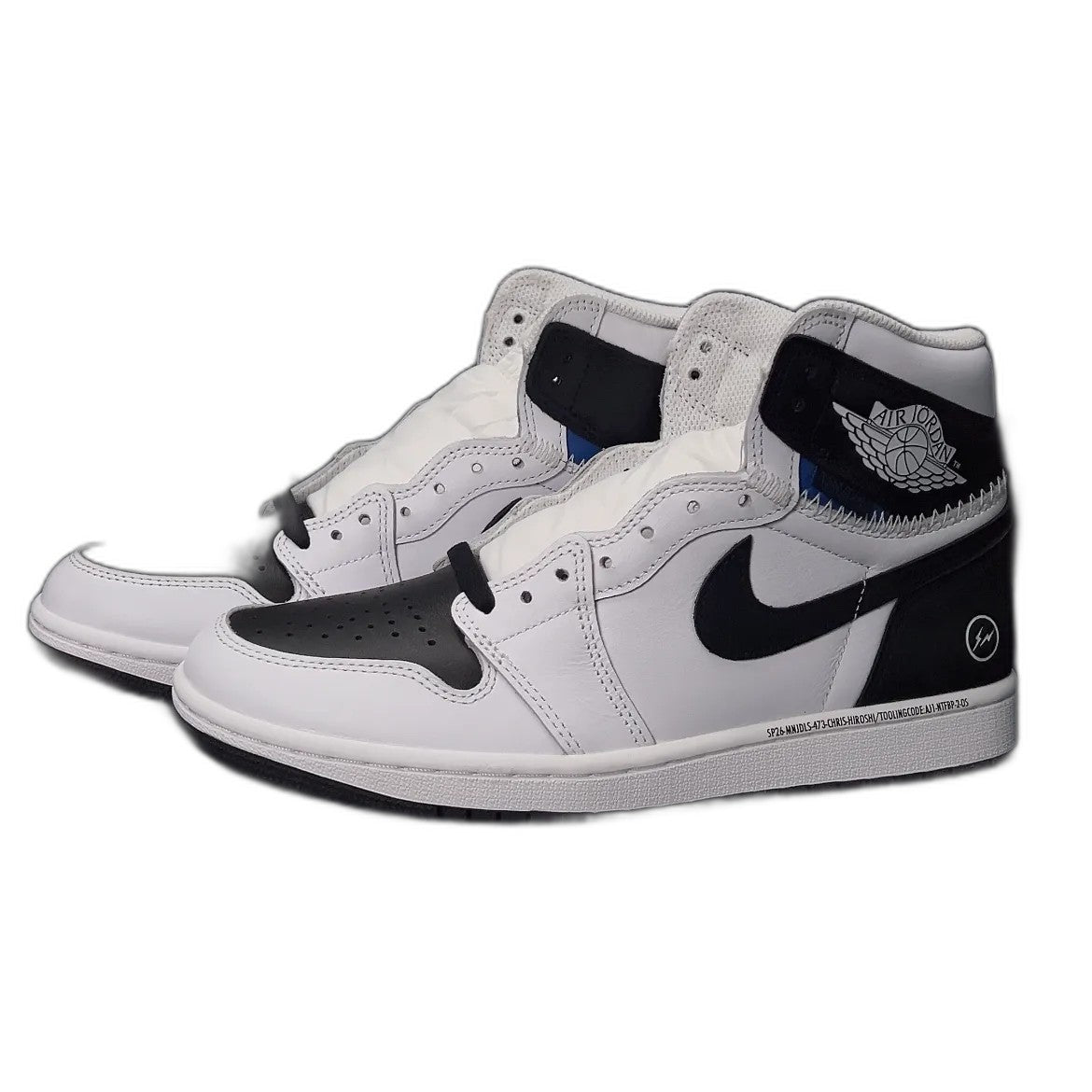 【LJR】fragment design × UNION × Nike Air Jordan 1 Retro High OG "Black/White"