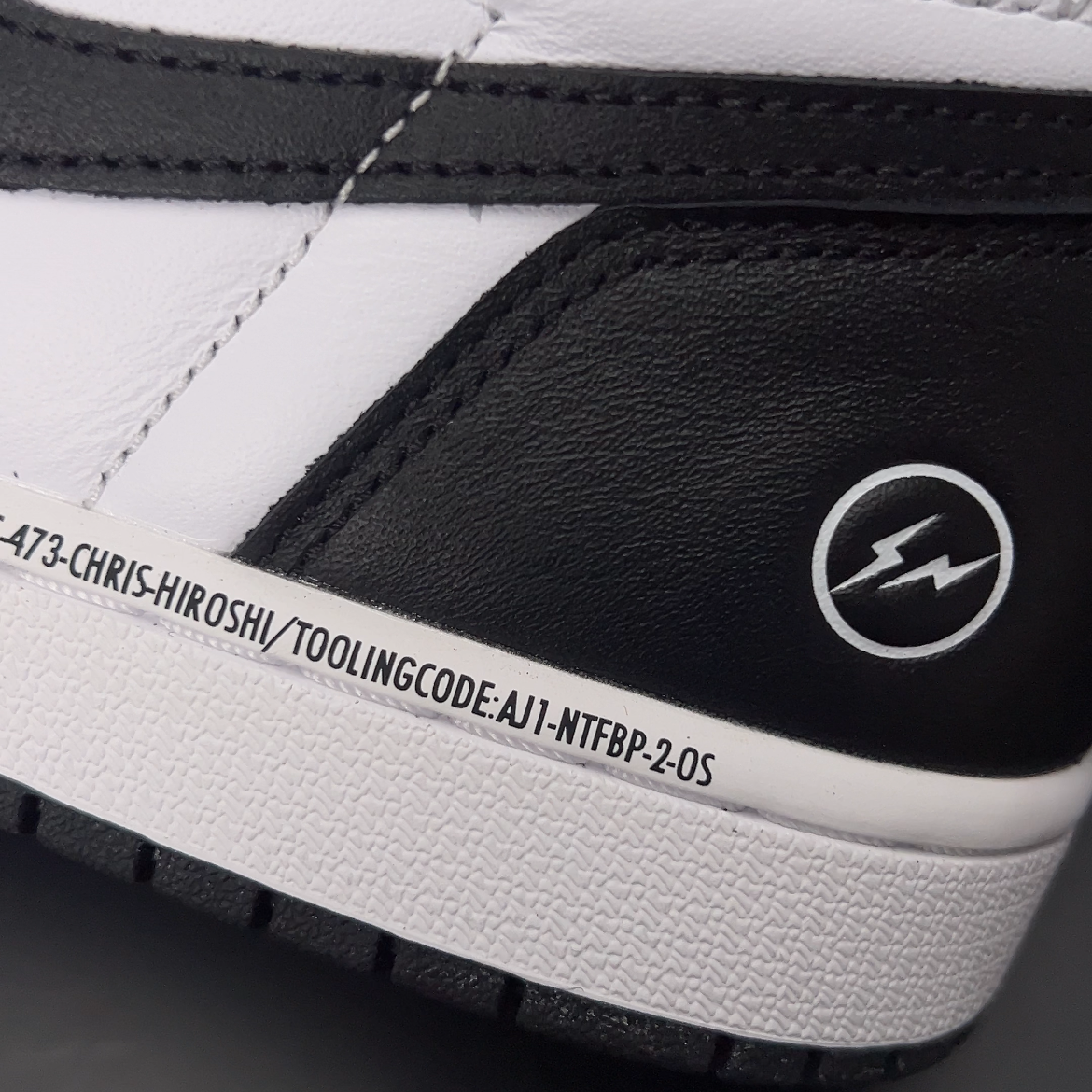 【LJR】fragment design × UNION × Nike Air Jordan 1 Retro High OG "Black/White"