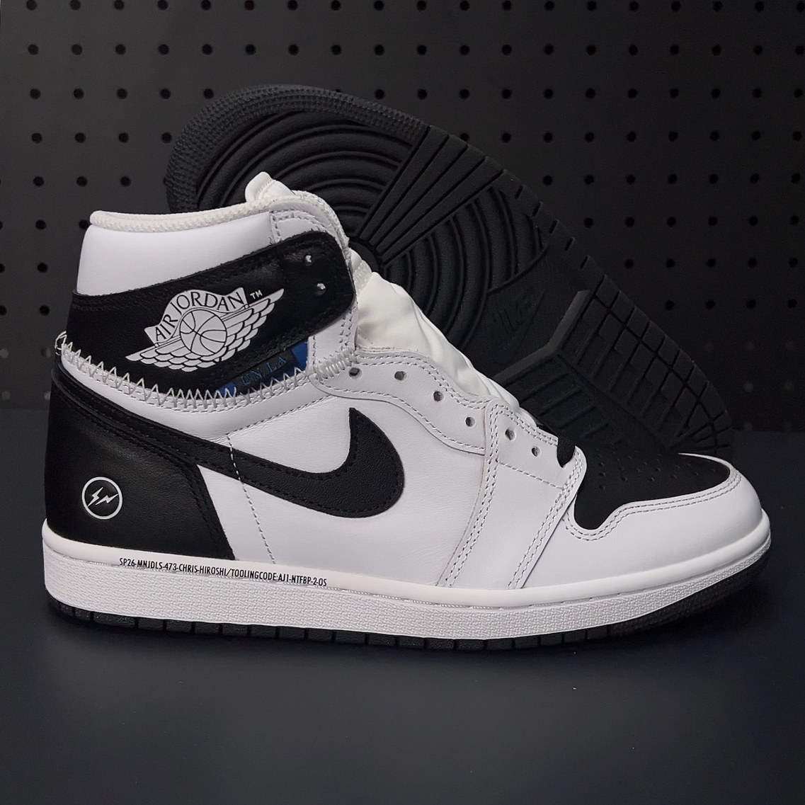 【LJR】fragment design × UNION × Nike Air Jordan 1 Retro High OG "Black/White"