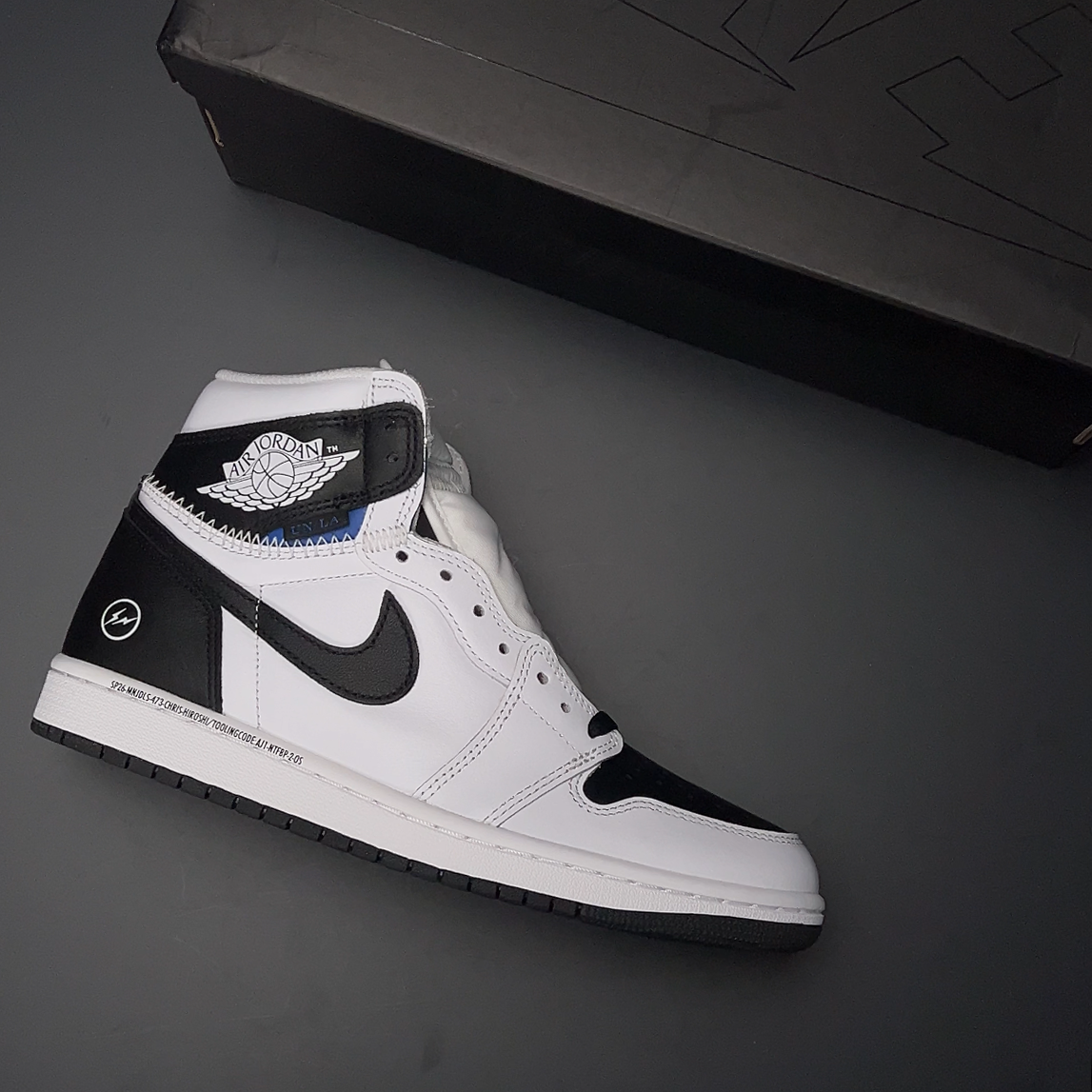 【LJR】fragment design × UNION × Nike Air Jordan 1 Retro High OG "Black/White"