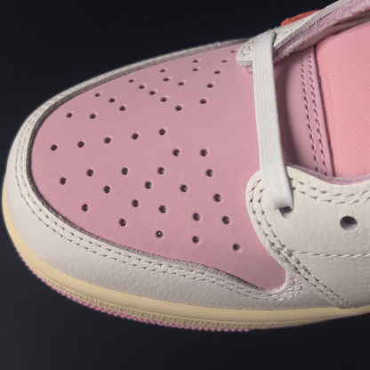 【LJR】Travis Scott × Nike Air Jordan 1 Low OG "Sail/Tropical Pink"