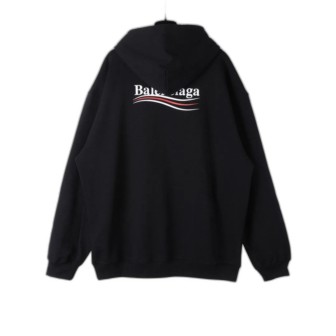 BalenciagaClassic Logo Printing Unisex Black