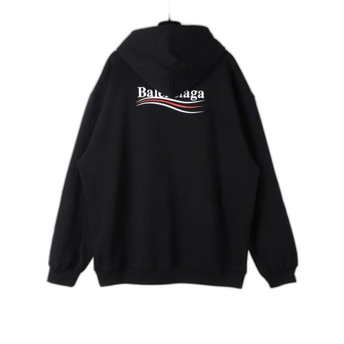 BalenciagaClassic Logo Printing Unisex Black